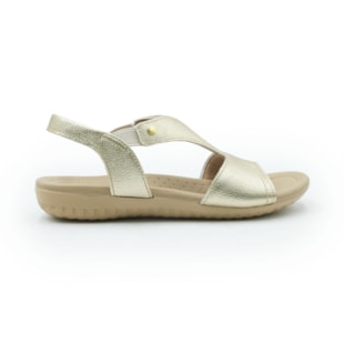 FEMININO RASTEIRA SANDALIA USAFLEX  R18083004 OURO LIGHT