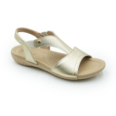 FEMININO RASTEIRA SANDALIA USAFLEX  R18083004 OURO LIGHT