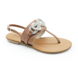 FEMININO RASTEIRA SANDALIA VIAJUPTE 8120 7000 CARAMELO