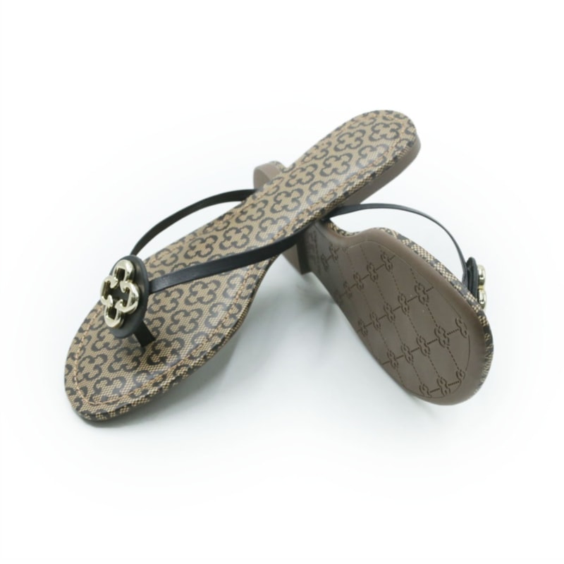 FEMININO RASTEIRA TAMANCO CAPODARTE  4010630 PRETO BEGE