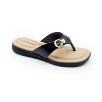 FEMININO RASTEIRA TAMANCO COMFORTFLEX  80402 1 PRETO