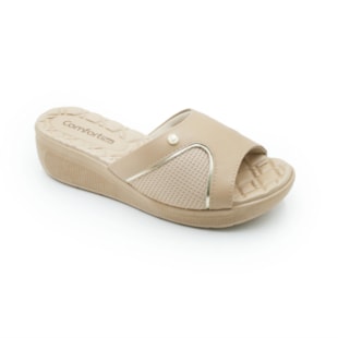 FEMININO RASTEIRA TAMANCO COMFORTFLEX 86401 4 CAQUI