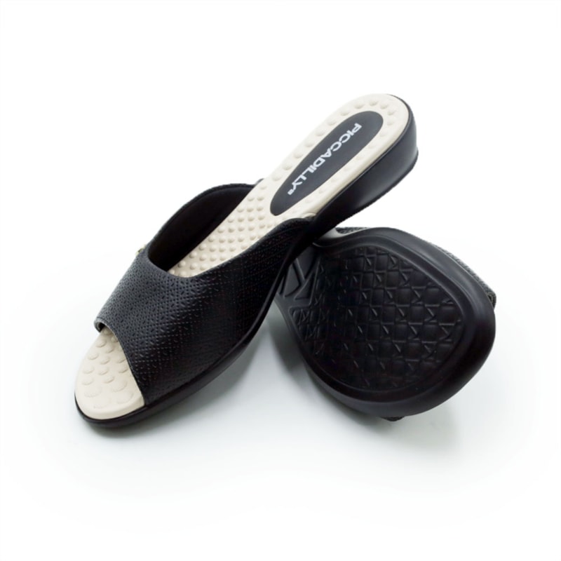 FEMININO RASTEIRA TAMANCO PICCADILLY  500352 PRETO