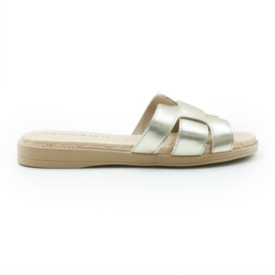 FEMININO RASTEIRA TAMANCO PICCADILLY 513007 OURO..