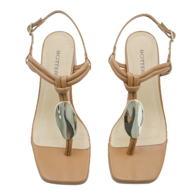 FEMININO SANDALIA ALTA BOTTERO  367907 CARAMELO