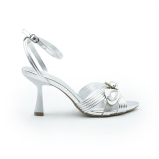 FEMININO SANDALIA ALTA FERRETTI 10109414 PRATA