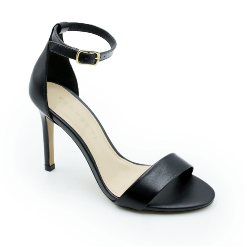 FEMININO SANDALIA ALTA FERRETTI  4396768 PRETO
