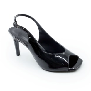 FEMININO SANDALIA ALTA FERRETTI 784009 VERNIZ PRETO