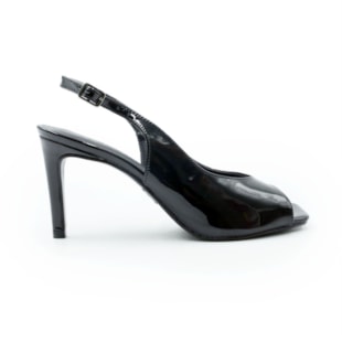 FEMININO SANDALIA ALTA FERRETTI 784009 VERNIZ PRETO