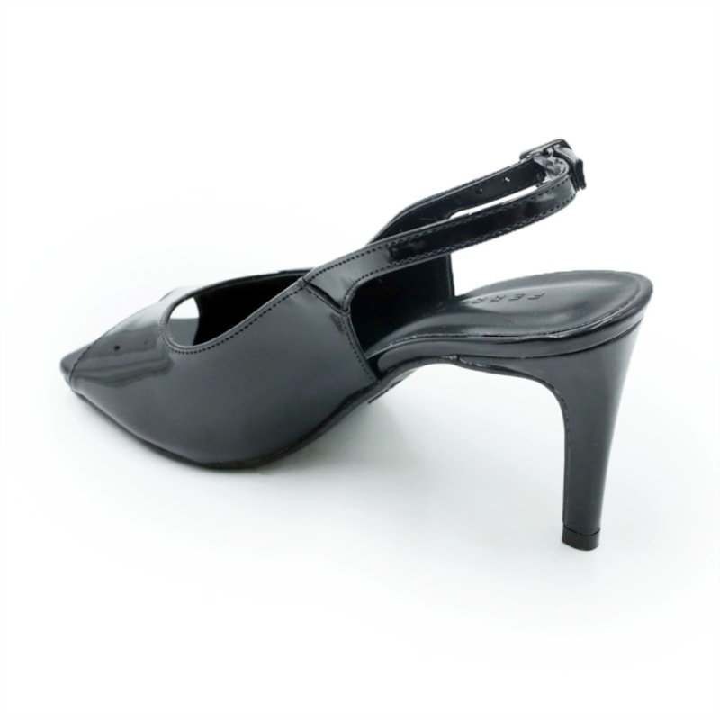 FEMININO SANDALIA ALTA FERRETTI 784009 VERNIZ PRETO