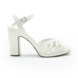 FEMININO SANDALIA ALTA FERRETTI 839008 OFF WHITE