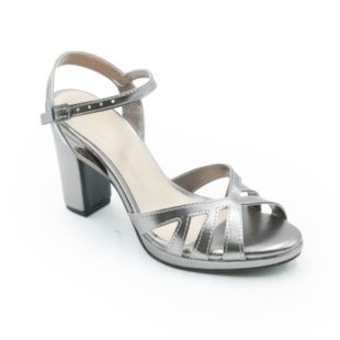 FEMININO SANDALIA ALTA FERRETTI 839008 PRATA VELHO