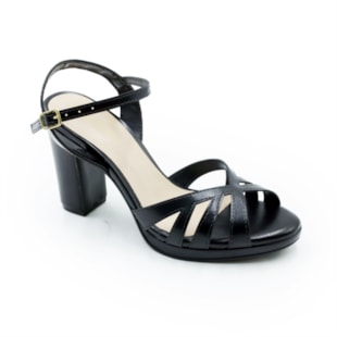 FEMININO SANDALIA ALTA FERRETTI 839008 PRETO
