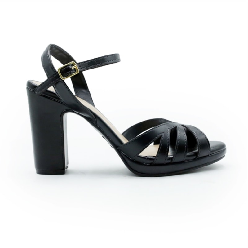 FEMININO SANDALIA ALTA FERRETTI 839008 PRETO