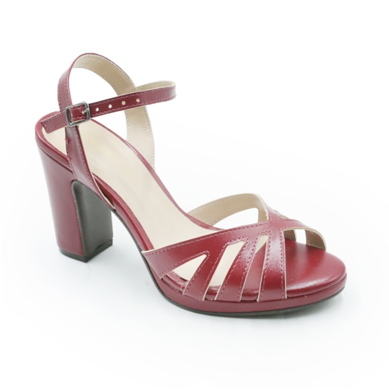 FEMININO SANDALIA ALTA FERRETTI 839008 VERMELHO
