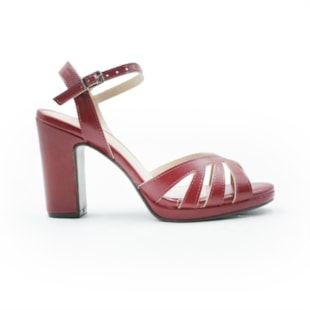 FEMININO SANDALIA ALTA FERRETTI 839008 VERMELHO