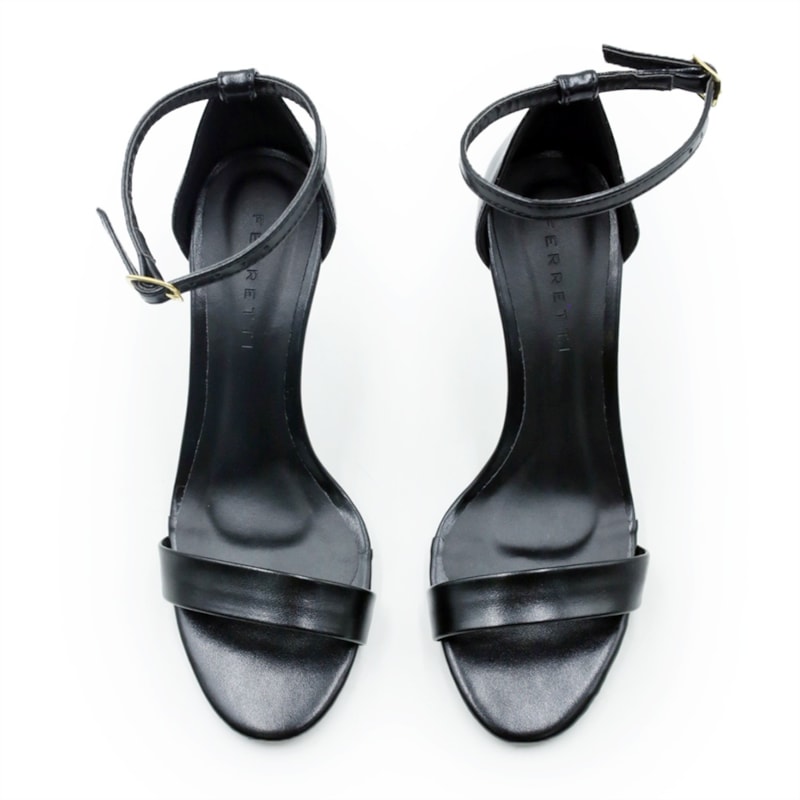 FEMININO SANDALIA ALTA FERRETTI  87374 INTENSE PRETO