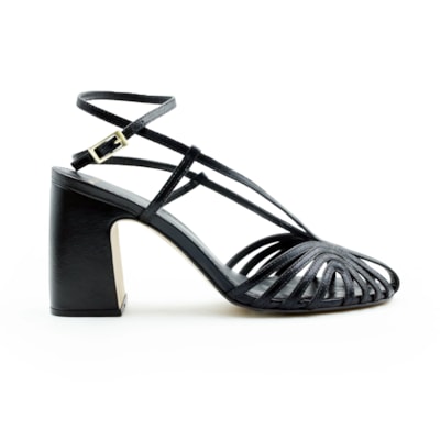 FEMININO SANDALIA ALTA KILLANA 399081 CRISTAL PRETO