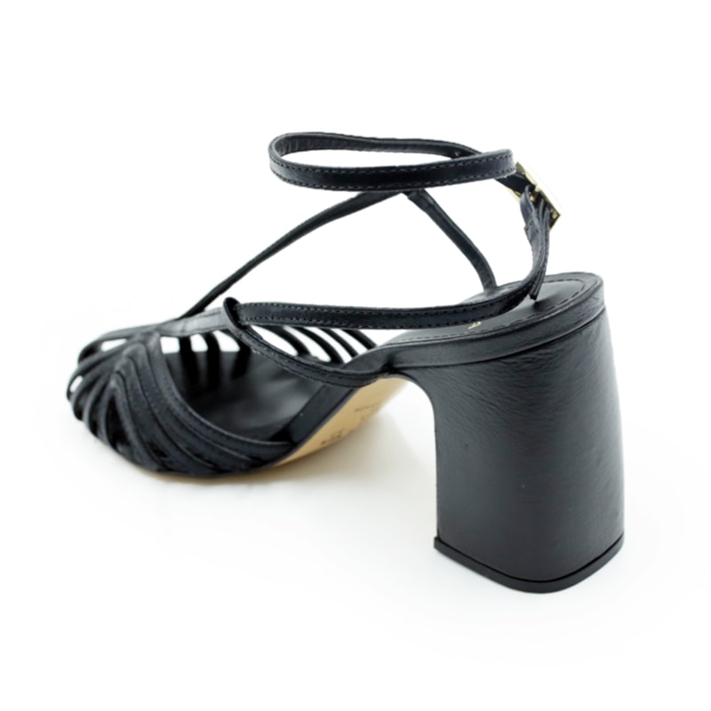 FEMININO SANDALIA ALTA KILLANA 399081 CRISTAL PRETO