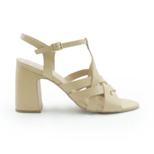 FEMININO SANDALIA ALTA KILLANA 399089 CASEINA LIGHT TAN