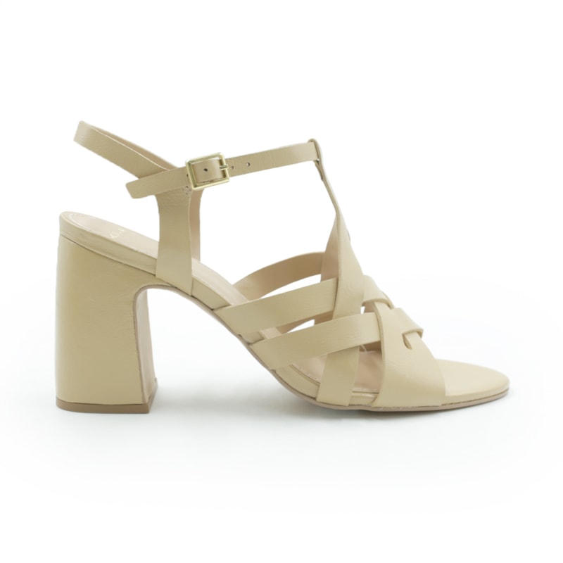 FEMININO SANDALIA ALTA KILLANA 399089 CASEINA LIGHT TAN