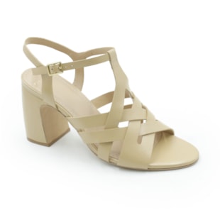 FEMININO SANDALIA ALTA KILLANA 399089 CASEINA LIGHT TAN