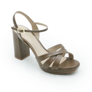 FEMININO SANDALIA ALTA LUZ DA LUA 56730002 26 ESPRESSO