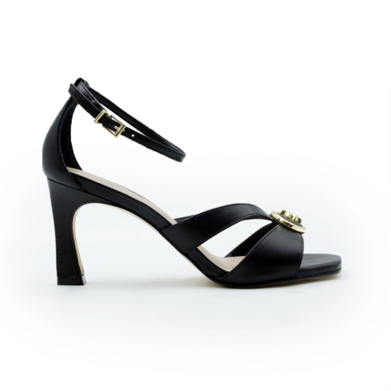 FEMININO SANDALIA ALTA LUZ DA LUA 80110038 7 PRETO