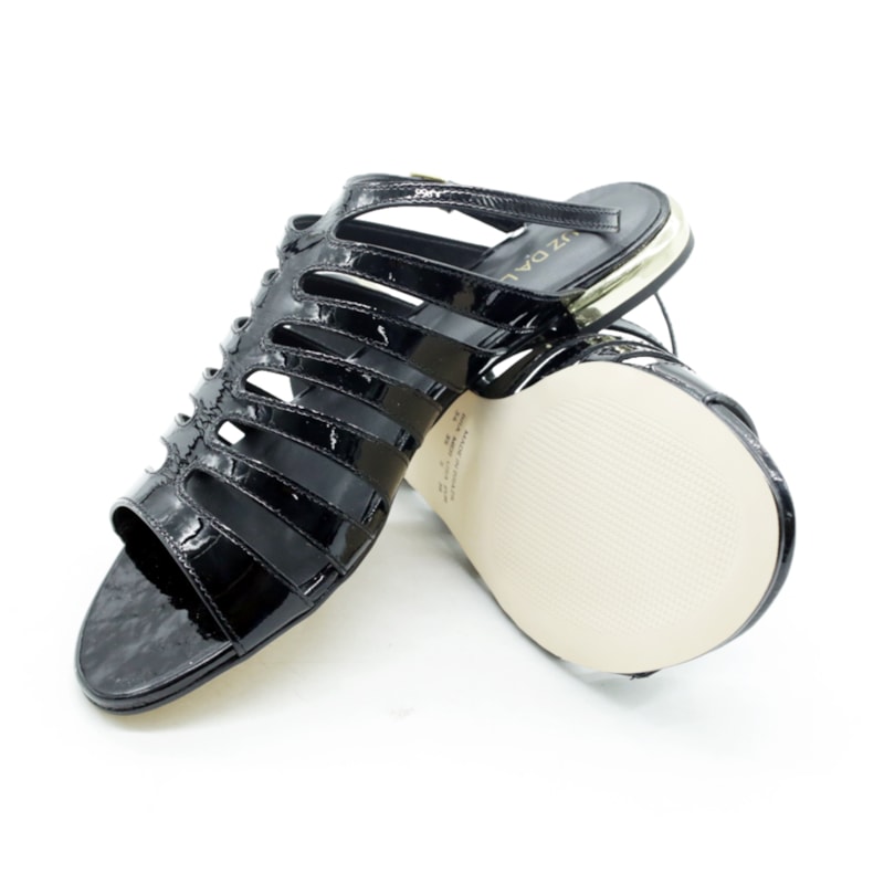 FEMININO SANDALIA ALTA LUZ DA LUA 80380024 PRETO