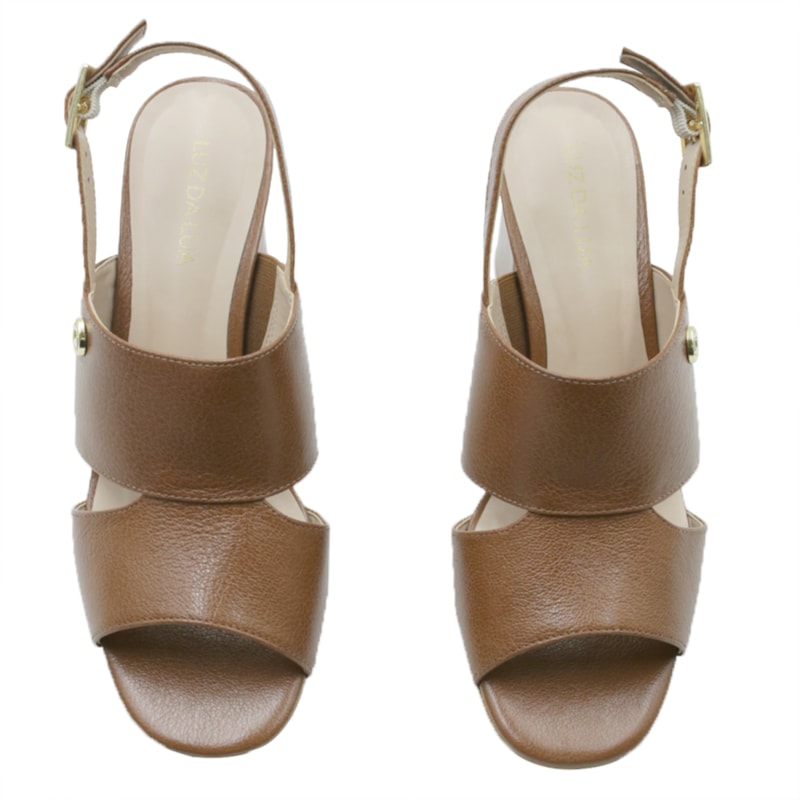 FEMININO SANDALIA ALTA LUZ DA LUA 80610015 ATACAMA AMBAR