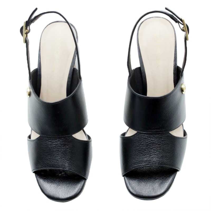 FEMININO SANDALIA ALTA LUZ DA LUA 80610015 ATACAMA PRETO