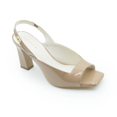 FEMININO SANDALIA ALTA LUZ DA LUA  80790001 MOUSSE/MOUSSE/MOUSSE