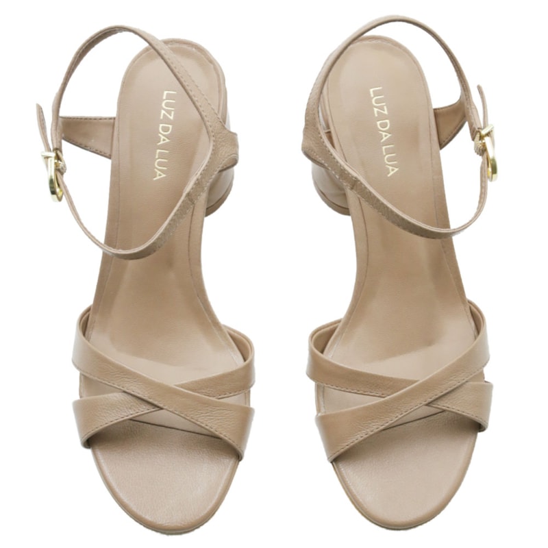 FEMININO SANDALIA ALTA LUZ DA LUA  80930005 MOUSSE