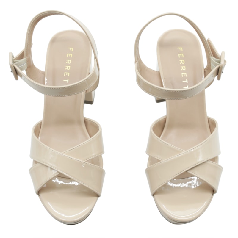 FEMININO SANDALIA ALTA MADREFLO 1441624 NUDE