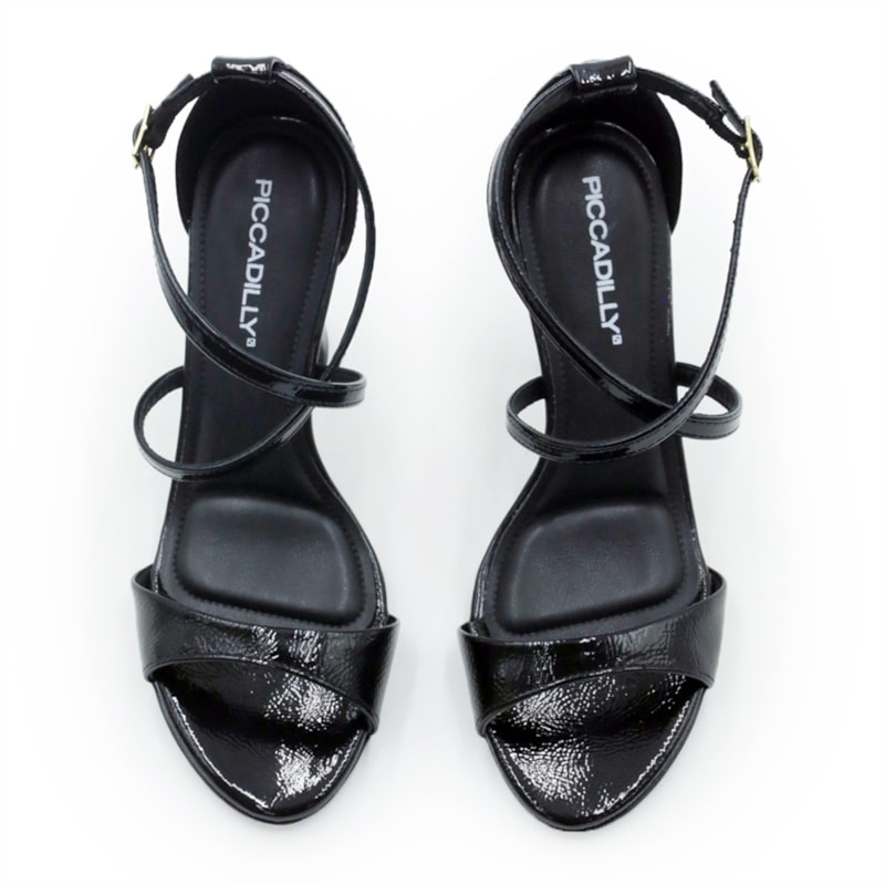 FEMININO SANDALIA ALTA PICCADILLY  727066 6 VZ PRETO