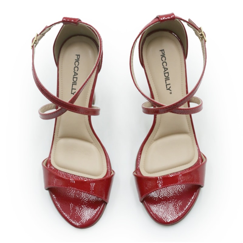FEMININO SANDALIA ALTA PICCADILLY  727066 7 VZ CARMIM