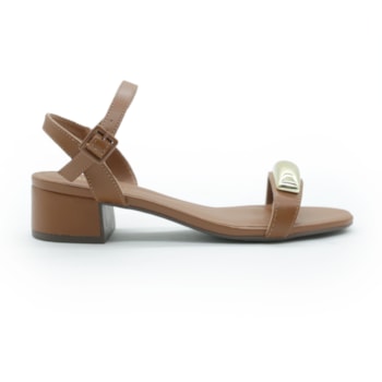 FEMININO SANDALIA BAIXA ANA CAPRI C3048900760001 MACCHIATO