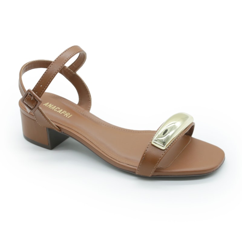 FEMININO SANDALIA BAIXA ANA CAPRI C3048900760001 MACCHIATO