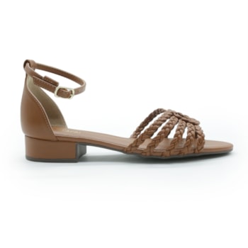 FEMININO SANDALIA BAIXA ANA CAPRI C3011401060003 MACCHIATO