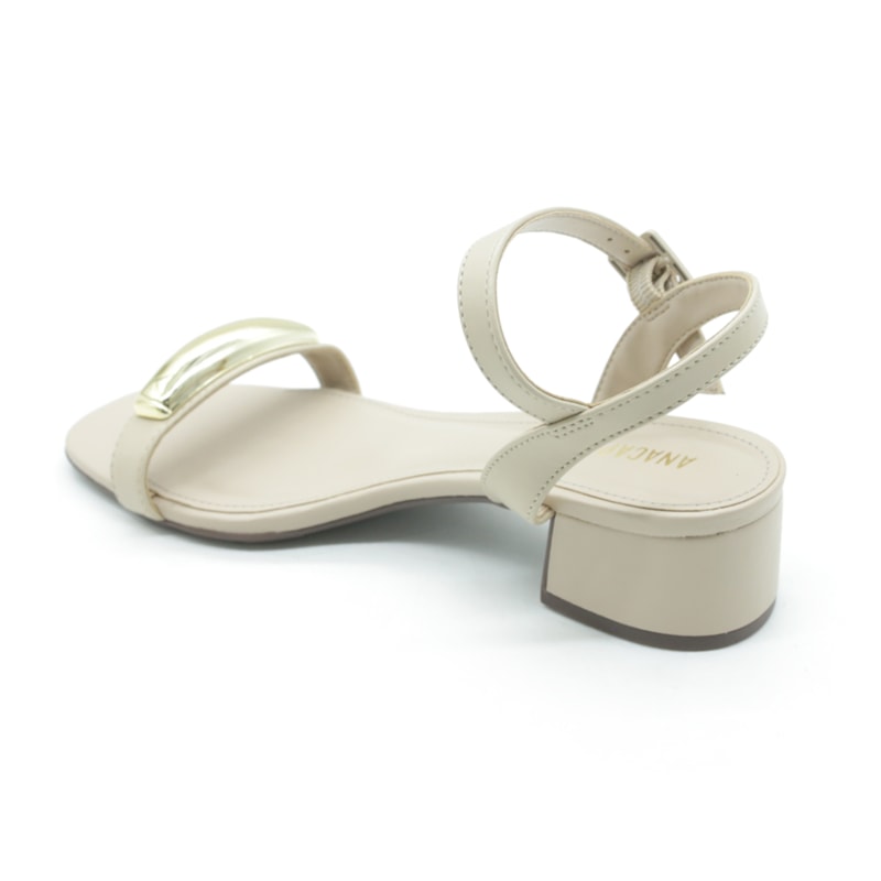 FEMININO SANDALIA BAIXA ANA CAPRI C3048900760006 OFF TAUPE