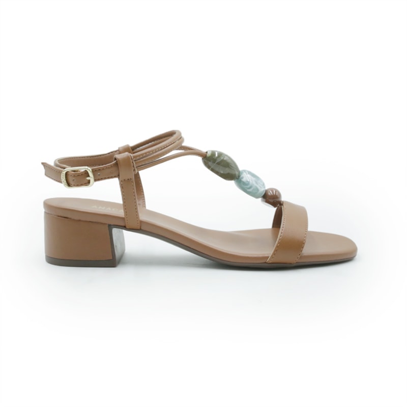 FEMININO SANDALIA BAIXA ANA CAPRI C3048901100003 AC CUOIO
