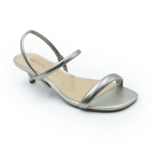 FEMININO SANDALIA BAIXA ANA CAPRI C3077900070001 PRATA VELHO