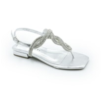 FEMININO SANDALIA BAIXA FERRETTI 1057677 STELLARE PRATA