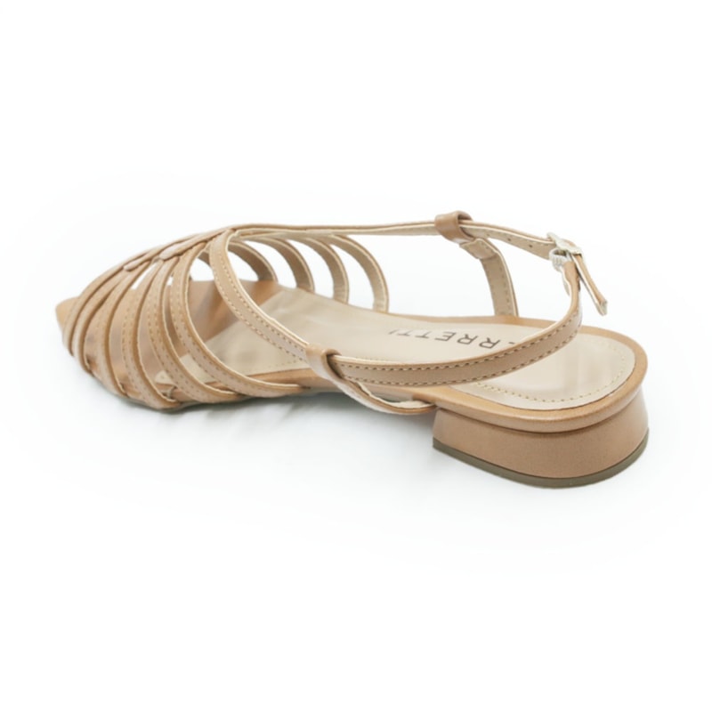 FEMININO SANDALIA BAIXA FERRETTI 1197874 MADRI AMBAR