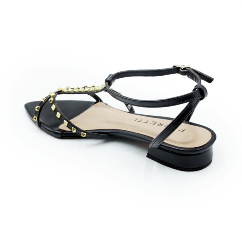 FEMININO SANDALIA BAIXA FERRETTI 1197905 MADRI PRETO