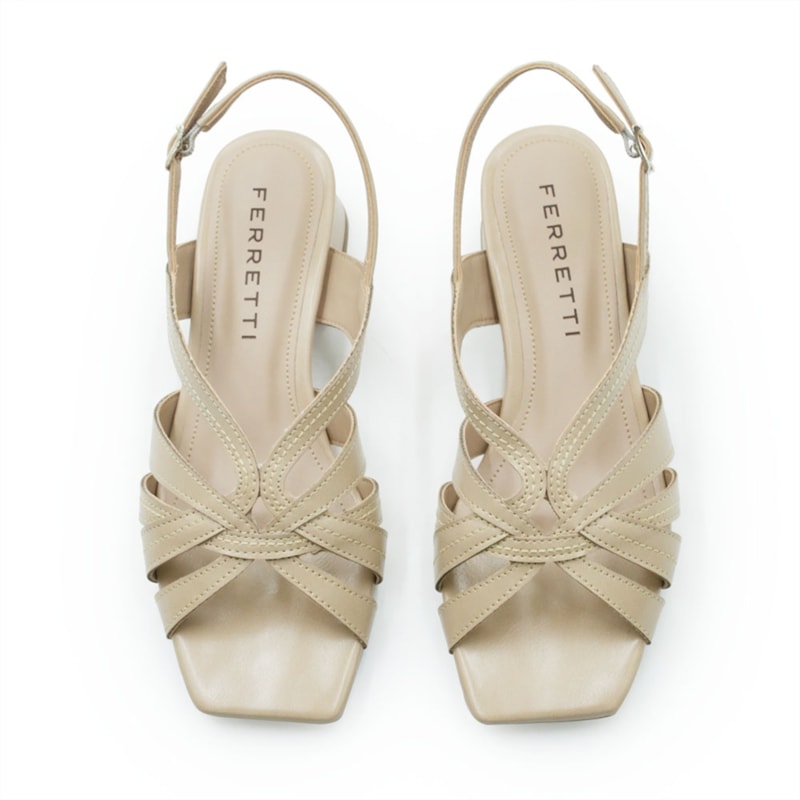 FEMININO SANDALIA BAIXA FERRETTI 1727943 MADRI BISTRO