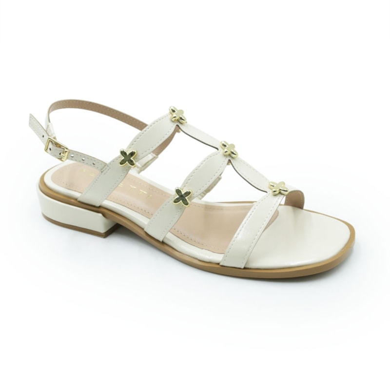 FEMININO SANDALIA BAIXA FERRETTI  2900115 MADRI AREIA
