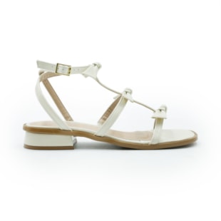 FEMININO SANDALIA BAIXA FERRETTI  2950142 MADRI AREIA