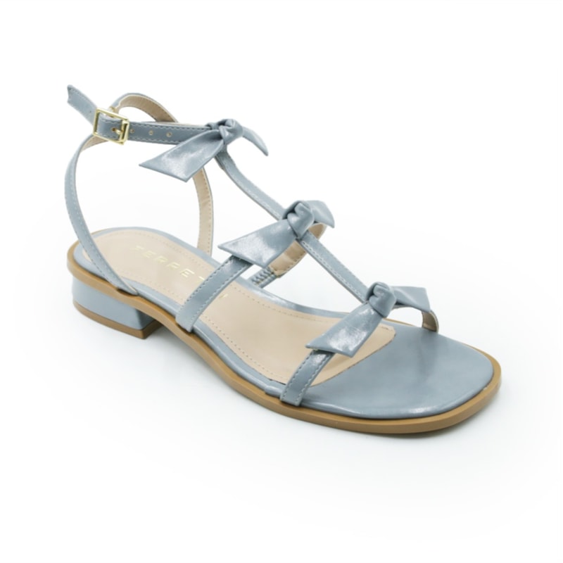 FEMININO SANDALIA BAIXA FERRETTI  2950142 MADRI CINZA