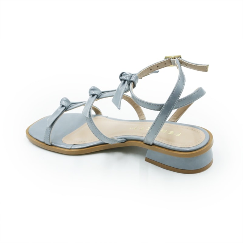 FEMININO SANDALIA BAIXA FERRETTI  2950142 MADRI CINZA